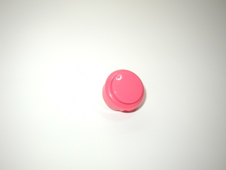 30 MM (Approx 1 1/8 Inch) Pink Snap In Button with Internal Microswitch $1.29